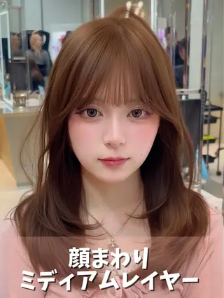 ミディアム カラー 【美髪矯正】 吉村　清志のヘアスタイル