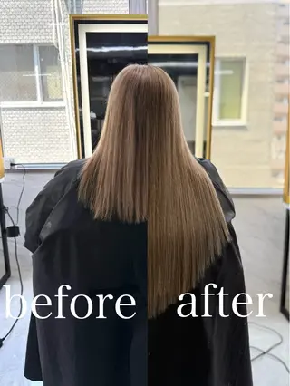 ロング カラー エクステ🩵ブリーチ 韓国ヘア🩵KAEのヘアスタイル