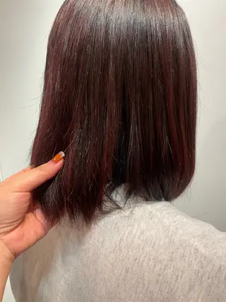カラー 桑田 真奈のヘアスタイル