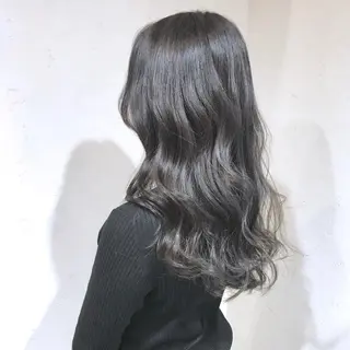 セミロング カラー パーマ ヘアアレンジ filo byFeria渋谷所属・縮毛矯正/美髪 髪質改善/石田幸輔のヘアスタイル