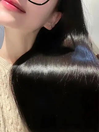 ロング 笠原 健人のヘアスタイル