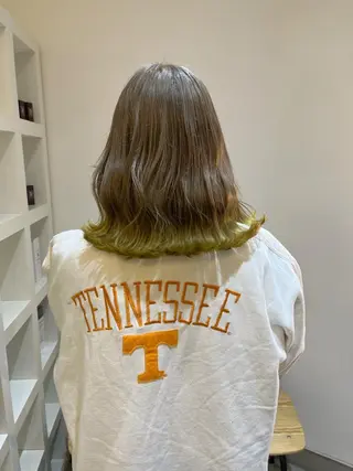 ミディアム カラー mir所属・長山 茉白のヘアスタイル