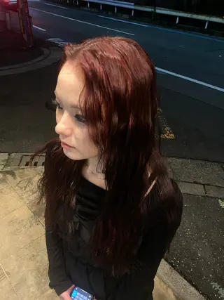 ロング カラー diar平塚所属・倉川 結花のヘアスタイル