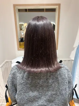 ミディアム カラー 大川 夏実のヘアスタイル