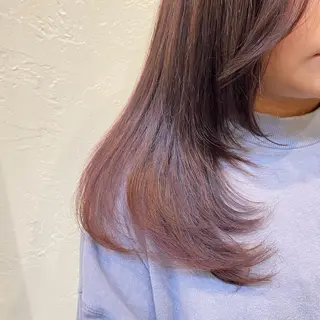 ロング カラー ユウリ YURIのヘアスタイル