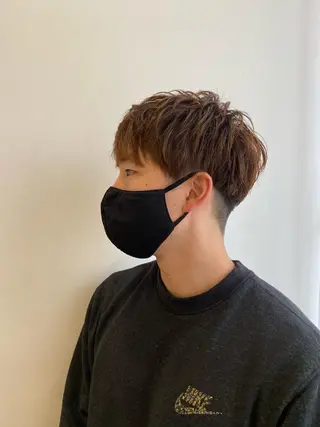 カラー メンズ 栗田 大輝のヘアスタイル