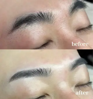 メンズ アイブロウ CRAZY KING所属・KAHO 眉毛WAXパーマの眉毛・アイブロウイメージ