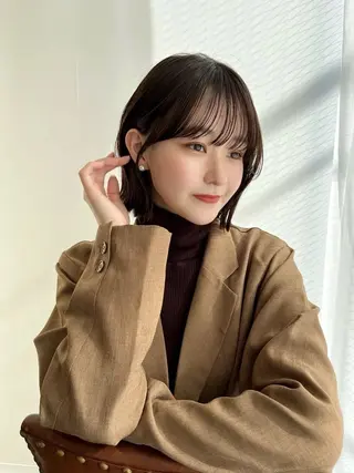 セミロング Côte所属・ショート/ボブカット ゆい/Côte表参道のヘアスタイル