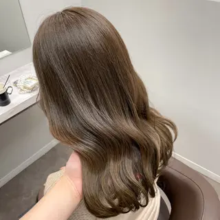 セミロング 💎韓国ヘア💎 Harukaのヘアスタイル