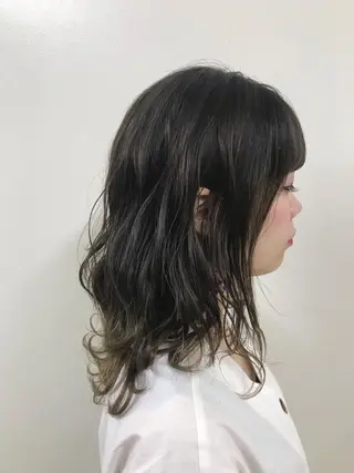 ミディアム エリアNo.1カラー ⭐️hikaru⭐️のヘアスタイル