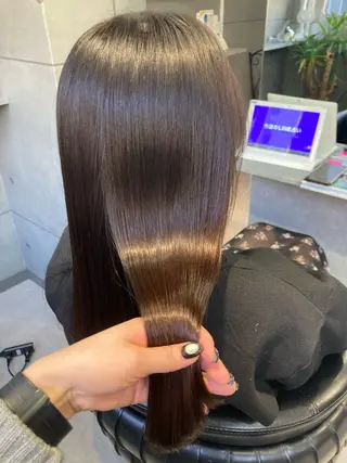 ロング 髪質改善☺︎縮毛矯正 ふじい まりんのヘアスタイル