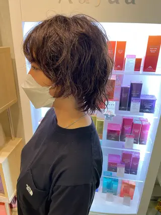 ショート パーマ 松佐 ゆかりのヘアスタイル
