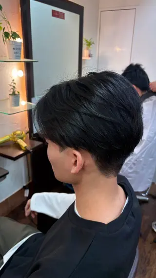 カラー パーマ メンズ hair make MUI所属・ひらの ももかのヘアスタイル