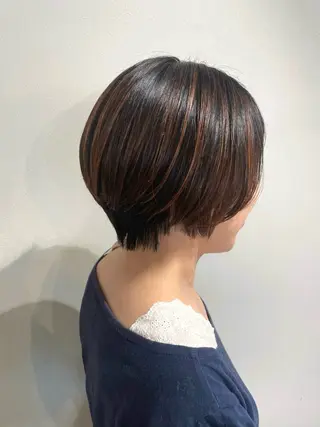 ショート 深澤 帆乃のヘアスタイル