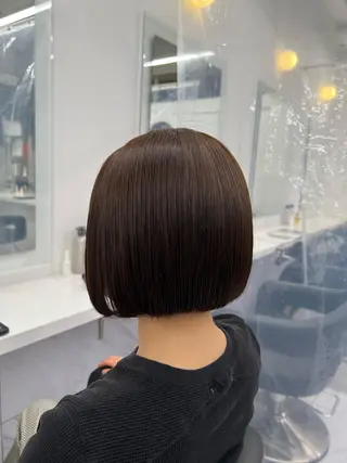 セミロング パーマ ヘアアレンジ メンズ マツエク・マツパ 韓国風ベージュ🤎 赤みなし🌿横浜🤎のヘアスタイル