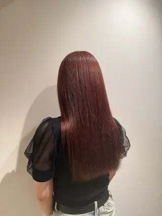 ロング カラー AKAZAWA MIKUのヘアスタイル