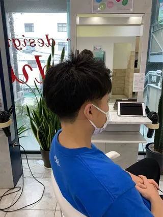 ショート メンズ カラー特化サロン ピリナ相武台前のヘアスタイル