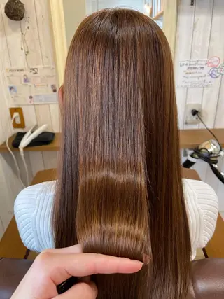 ロング 髪質改善/縮毛矯正/ 廣瀬のヘアスタイル