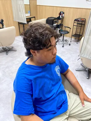 ショート パーマ メンズ UNIX所属・村上翼/ハンサム ショート/パーマのヘアスタイル