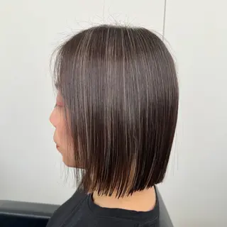 ミディアム 小澤 蘭のヘアスタイル