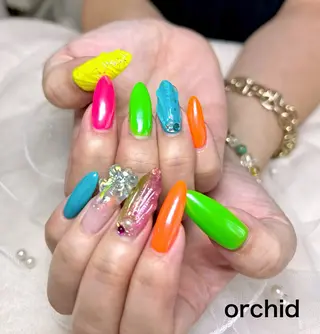 ネイル orchid ♡オーキッドのネイルデザイン