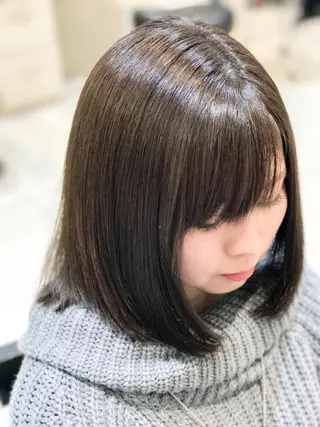 ミディアム カラー 髪質改善/茅ヶ崎 マツモト リョウのヘアスタイル