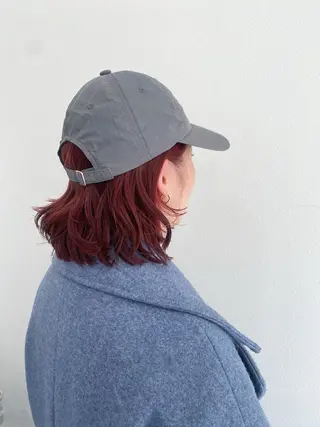 ミディアム カラー THE DOTS【ザ ドッツ】所属・C H I H A R Uのヘアスタイル