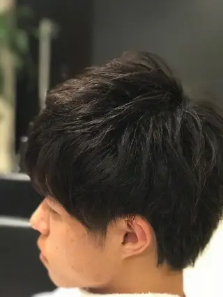 ショート メンズ 假屋 航のヘアスタイル