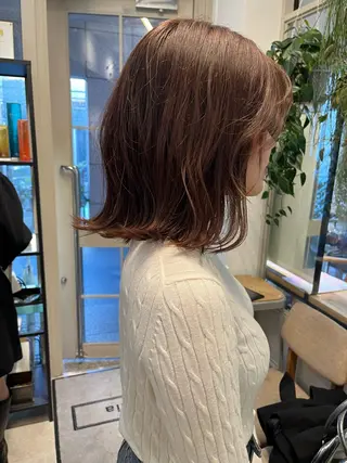 ミディアム カラー ナチュラルなhair / ヨシダトモキのヘアスタイル