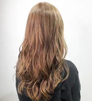 ロング カラー 髪質改善/縮毛矯正 レイヤー/松川匠のヘアスタイル