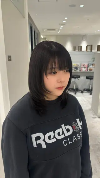 ミディアム カラー bellus所属・田名部 愛乙のヘアスタイル