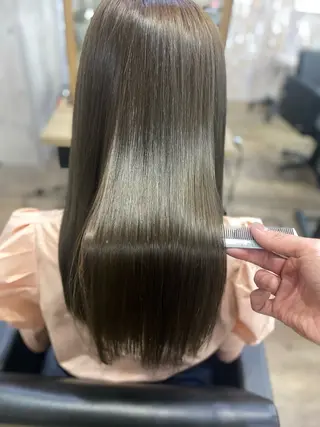 ロング カラー Zina 髪質改善 たつやのヘアスタイル