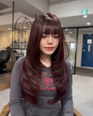 ロング 梅田トレンドレイヤー RISA🎀💕のヘアスタイル