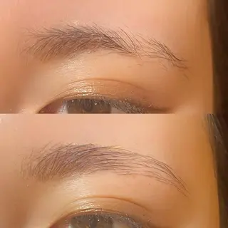アイブロウ mika❤︎まつげ| 眉毛|束感のマツエク・マツパデザイン