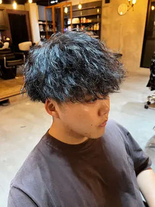 パーマ メンズ 石川 歳也のヘアスタイル