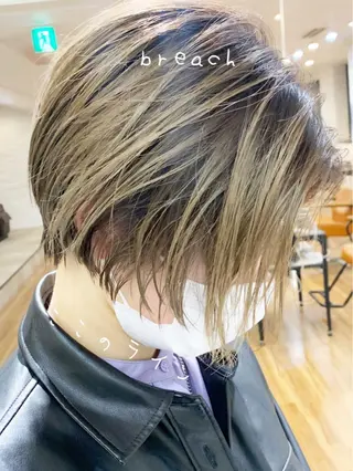 ショート 古沢 新のヘアスタイル