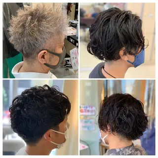ショート パーマ メンズ トータルビューティー K:R鶴川のヘアスタイル