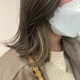 ミディアム マホ/日吉/髪質改善 /レイヤー/ガーリーのヘアスタイル