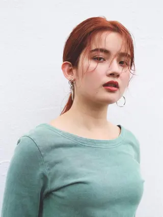 ロング 【完全個室】大宮東口 暖色カラー/山崎唯奈のヘアスタイル