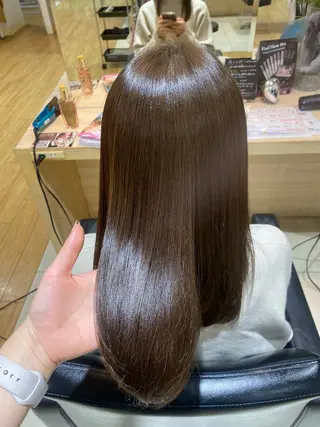 ロング カラー 鹿児島 聖来のヘアスタイル