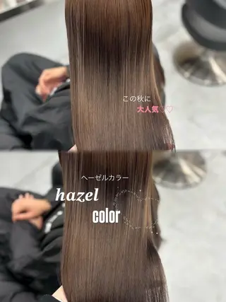 ロング カラー 上品モテヘア🩶 karen🩶のヘアスタイル
