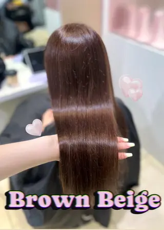 カラー 海外ガール🎀新宿 MOMOKA🍑のヘアスタイル