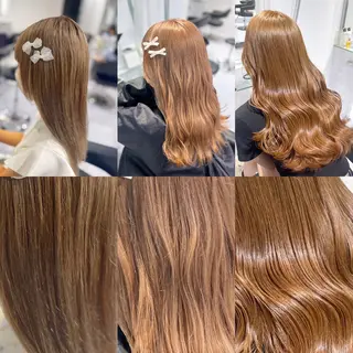 ロング 艶感ミルクティー🤍 色落ち綺麗🤍ともやのヘアスタイル