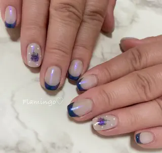 ネイル 40代からの爪に 優しい施術×自爪育成のネイルデザイン