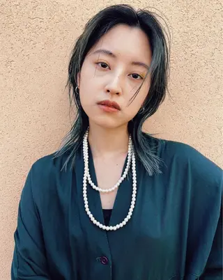 ミディアム カラー 藤澤 春菜  /  ACAのヘアスタイル