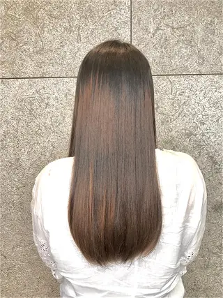 ロング パーマ うるツヤハイトーン✨ /西川郁巳のヘアスタイル