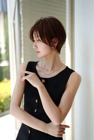 ショート カラー 加賀 千聖 /soigneのヘアスタイル