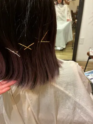 ミディアム カラー 清水 美香のヘアスタイル