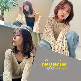 ミディアム カラー reverie【レヴリー】所属・夜23時まで予約🉑 reverieあきらのヘアスタイル