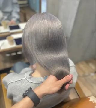 セミロング カラー 💖カラー/ブリーチ 💖あつやのヘアスタイル